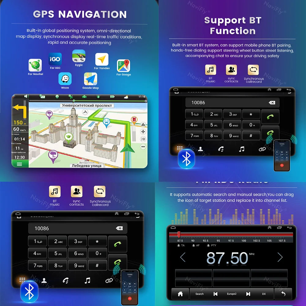 CarPlay Audi A3 8P S3 RS3 2003-2013 GPS Navigation USB AUX BT